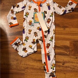 Daniel tiger Print Kids bamboo Zippy